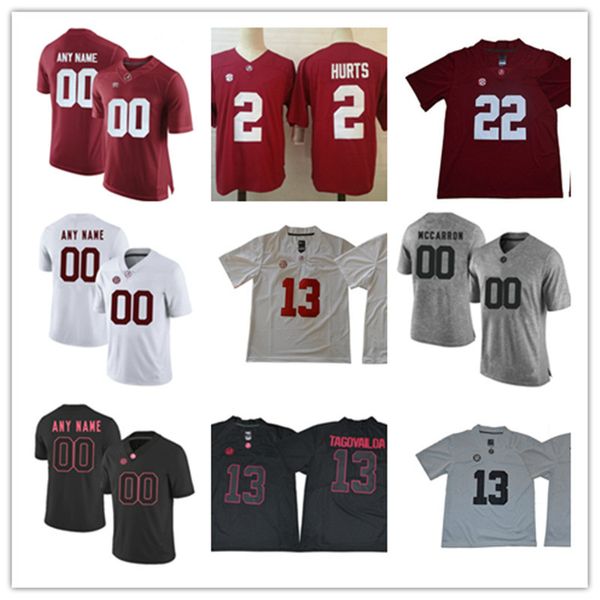 

alabama crimson tide football jersey eyabi anoma christian barmore ben davis alex leatherwood labryan ray shyheim carter alabama jersey, Black;red