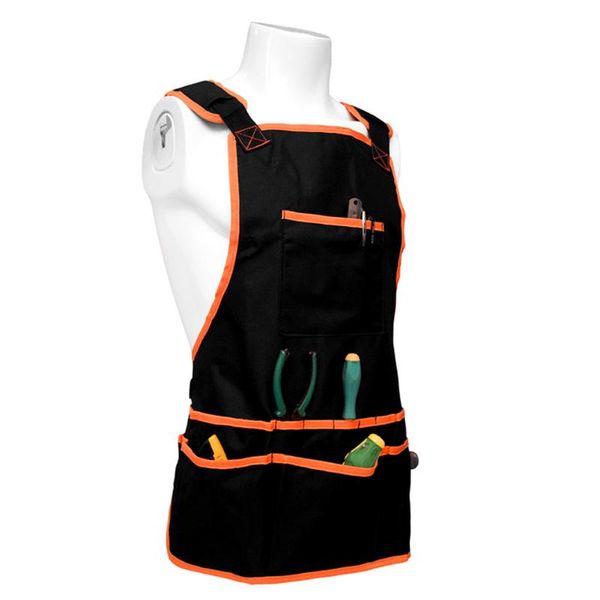 

carpenter apron electrician tool belt bag pouch mechanic vest waterproof oxford cloth 16 pocket fits all for clother protection