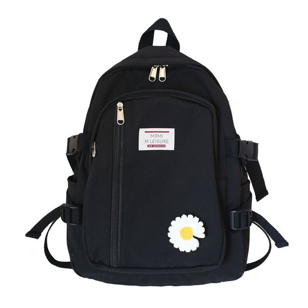 

new harajuku solid color shoulder bag women's large canvas capacity travel bag lapbolsa feminina backpack