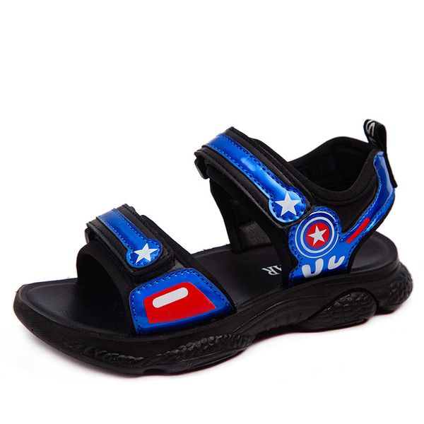 

новый бренд мода летом сандалии дети пляж высокого качества для детей shoesfootwear прекрасные прохладно новорожденных девочек мальчиков обу, Black;red