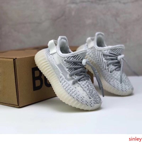 

hotsale дети дизайнер кроссовки kanye west водный мотоцикл 3м светоотражающий ребенок тренеры мальчик девочка кроссовки детей спортивная обу