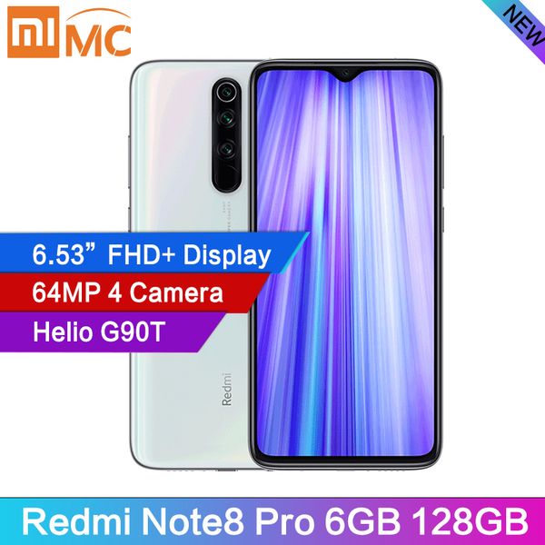 

Global ver ion redmi note 8 pro 6gb ram 128gb rom 64 mp quad camera mtk helio g90t martphone 4500mah 18w qc 3 0 uf 2 1 nfc