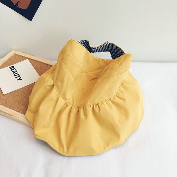 

solid color bucket hat fisherman hat outdoor travel sun cap hats for children boys and girls 31