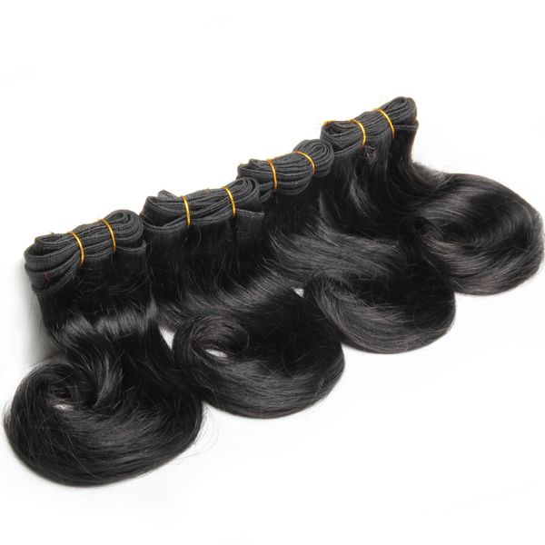 

human hair with closure 100% human hair bundles, Black;brown