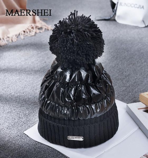 

women winter fashion beanies sweet cute hedging cap velvet wool hat student hair ball caps warm double waterproof knit hat, Blue;gray