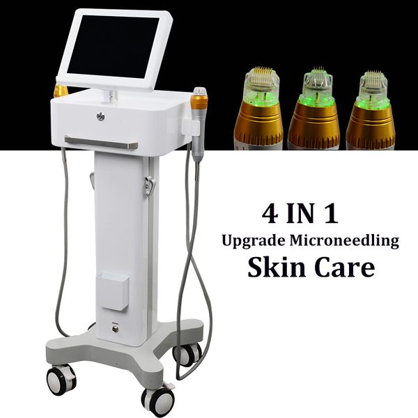 

two handles thermage facial treatment fractional rf microneedle machine acne treatment wrinkle removal beauty equipment for spa