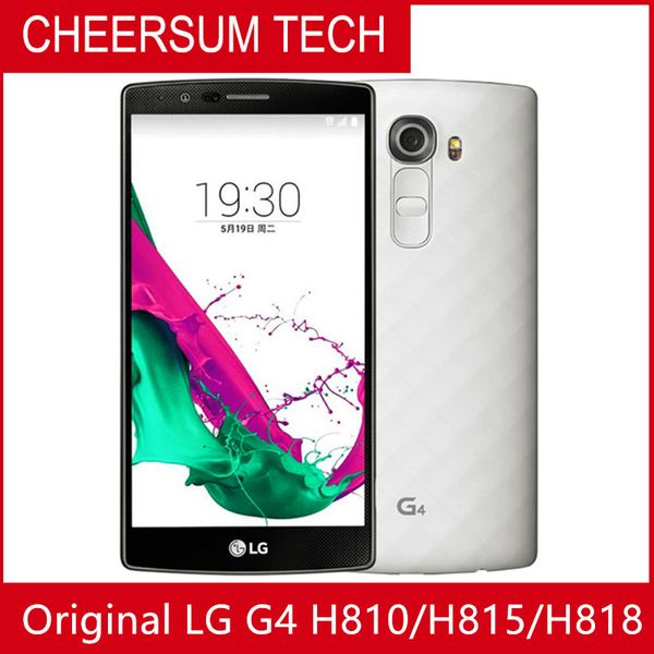 

Восстановленное в Исходном Разблокирована LG G4 H818 H810 H815 Hexa Core 5.5-дюймовый Смартфон