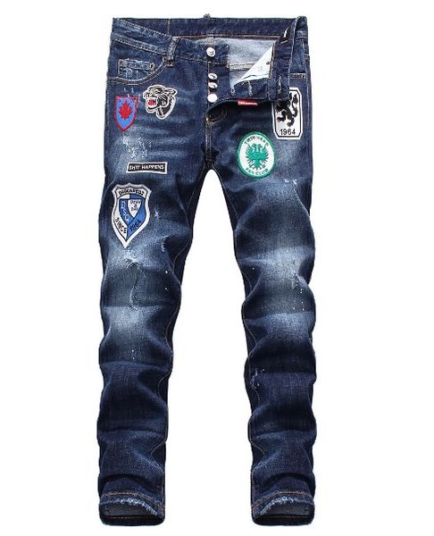 

summer 2019 wholesale men's jeans, european denim production of good quality men's wear welcome to size 28-38:44-54 067, Blue