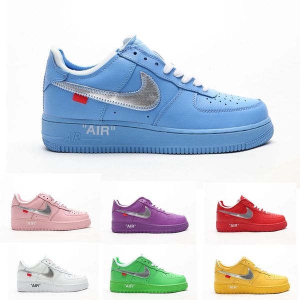 

2020 new 1 mens forces 2.0 sneakers designers off mca university blue sport casual skateboard forced women low chaussure shoes