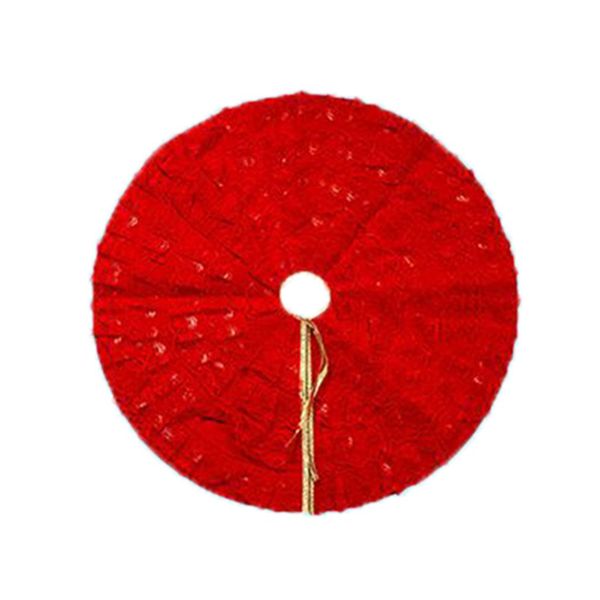 

christmas fabric lace christmas tree bottom decoration cloth 80cm pleated delicate and durable fabric