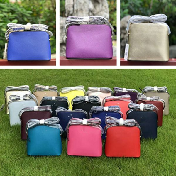 

18 colors ks satchel crossbody bag pu leather shoulder bags belt tote purse hand bags messenger satchels zipper waist fanny packs new c41701, Black