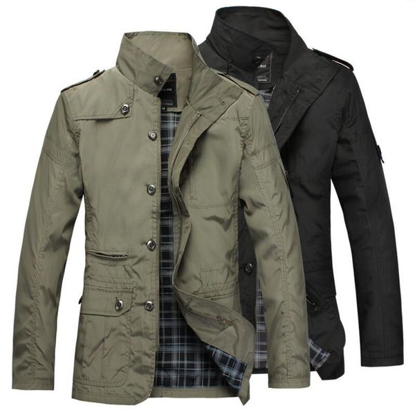 

2019 men jacket coat long section fashion trench coat men windbreaker casual fit overcoat jacket outerwear large size 5xl, Black;brown
