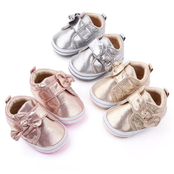 

Hot New Baby Girl Princess Soft-soled Anti-slip Walking Shoes Baby Shoes First Walkers Baby Girls Shoes