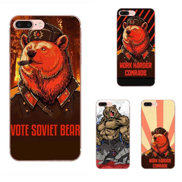 

изготовленный на заказ медведь россии мобильный мягкий тпу шаблон для xiaomi mi4c mi4i mi3 ми4 ми5 ми 5с 5х 6х 6 8 юв про лайт макс микс а1