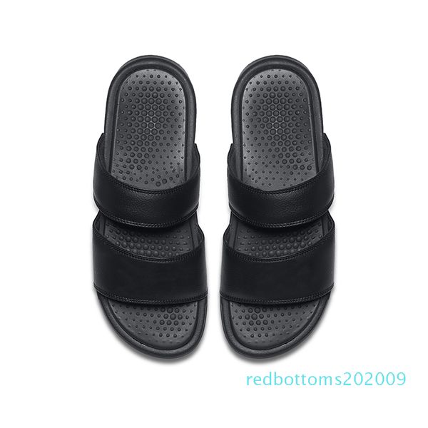 

men women designer slippers benassi black white red striped sandals causal non-slip summer slippers flip flops slipper size 36-45 r09