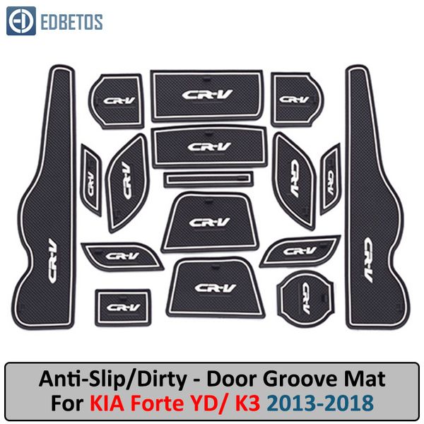 

anti-slip mat for cr-v crv 2015 2016 4th gen facelift cr v gate slot anti-dirty door groove mat car interiors gel