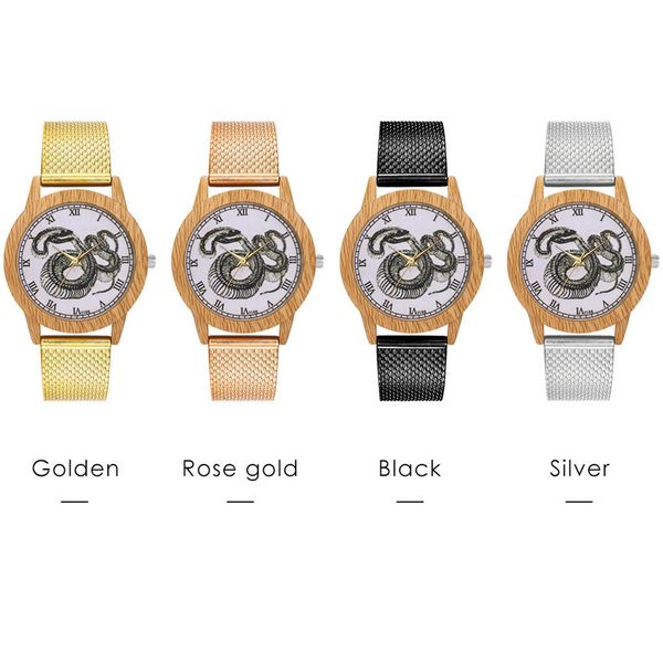 

genvivia fashion casual watches womens womens classic quartz stainless steel wrist watch bracelet watches women clock reloj #w40, Slivery;brown