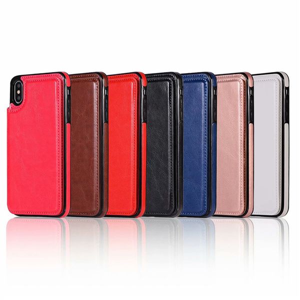 

For iphone x max xr 10 lite 9 8plu wallet ca e luxury pu leather cell phone back ca e cover with credit card lot