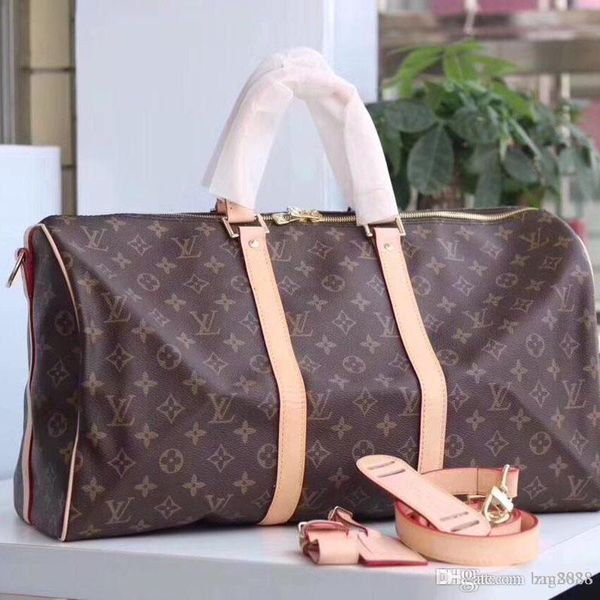 

Men and women's general single shoulder straddle bag, large shopping bag, leather production, leather single shoulder bag /M41414