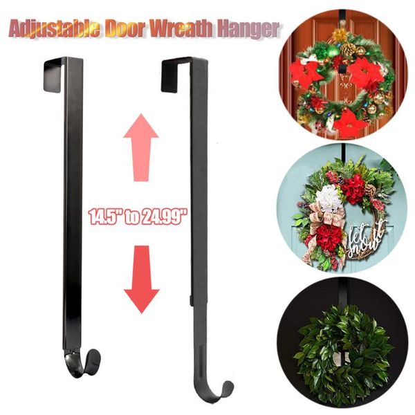 

upgrade adjustable metal door wreath hanger wreath hook holder party home decor home kitchen wall door holder