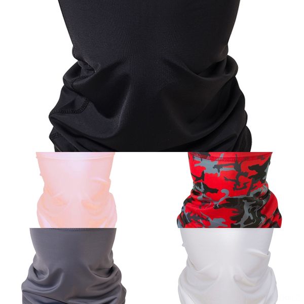 

utkyx skull face mask bicycle balaclava bandana multi function neck ghost half face mask scarf for outdoor scarf motorcycle, Black