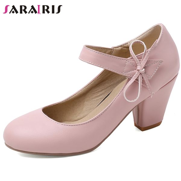 

sarairis sweet female round toe butterfly knot shallow fashion pumps 2020 casual wedding dress pumps women spring shoes woman, Black