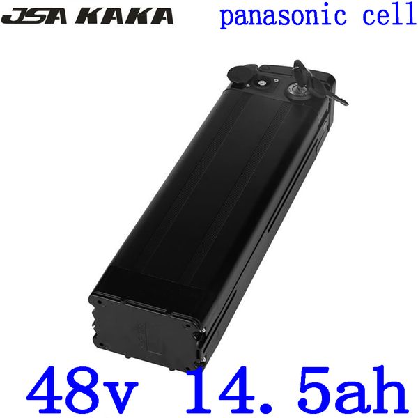 48V 15AH lítio célula Panasonic ião Ebike uso da bateria 48V 500W 750W 1000W Bateria 48V 14.5AH Scooter bateria com carregador 2A