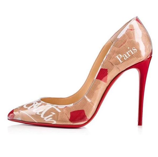 

Модные каблуки заклепки новый топ роскошные дизайнеры красные нижние низы высокие каблуки каблук черный серебряный свадебные туфли-лодочки платье Женская обувь