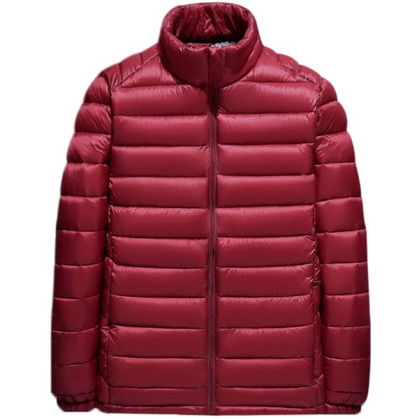 

middle-aged and old men's light short cotton jacket autumn and winter stand collar liner jacket loose casual coat parka, Black
