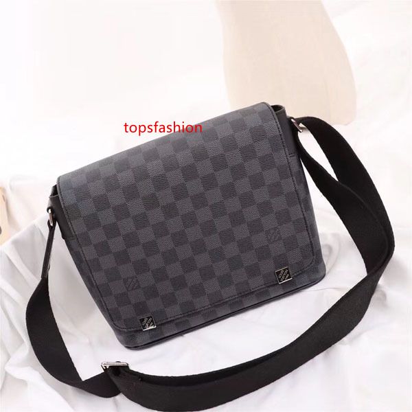 

#6949 5a l district v men messenger bags damier graphite pixel cross body bag male crossbody man shoulder bag 40238 40072 41028 41031