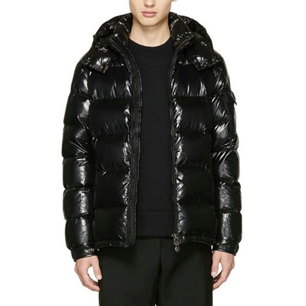

luxury jacket parka men women classic casual down jacket coats mens outdoor warm feather winter jacket doudoune homme coat outwear, Black