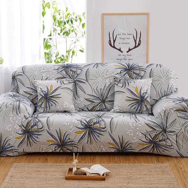 

1/2/3/4-seater printed sofa cover slipcover stretch four season sofa covers furniture protector polyester couch cover