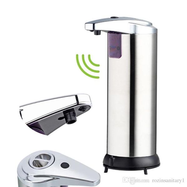 

400ml automatic liquid soap dispenser built-in infrared smart sensor touchless sanitizer dispenser for kitchen bathroom