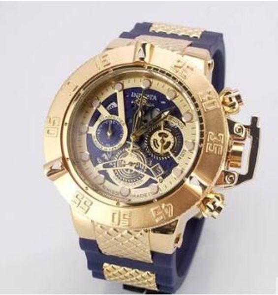 Новое прибытие швейцарский бренд COSC INVICTA вращающийся циферблат спорта на открыто