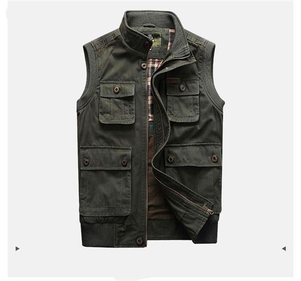 

sleeveless stand collar army style plus size homme clothing autumn fashion casual apparel men spring designer vests, Black;white
