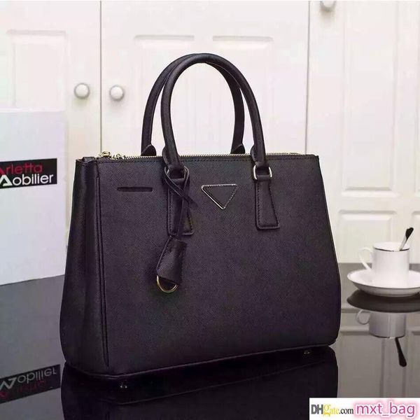 

wholesale- fashion brand designe women handbag genuine leather ol shoulder bags handle saffiano bag lady messenger bag