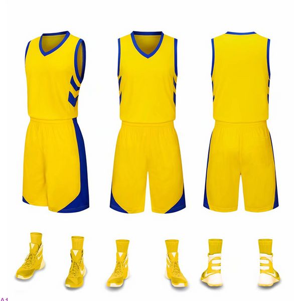 2019 novo jerseys de basquete em branco impresso logotipo mens tamanho s-xxl preço barato transporte rápido de boa qualidade Novo amarelo ny001n