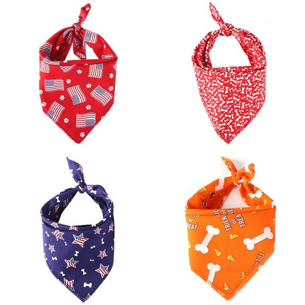 

кошка собака американский флаг бандана нагрудники шарф воротник pet шейный платок шарф pet шейный платок шарф слюна полотенце для маленьких