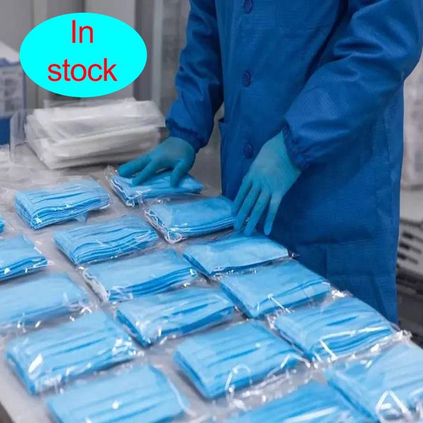 

face mask 50pcs protective mask l active bamboo prevention virus masks kq