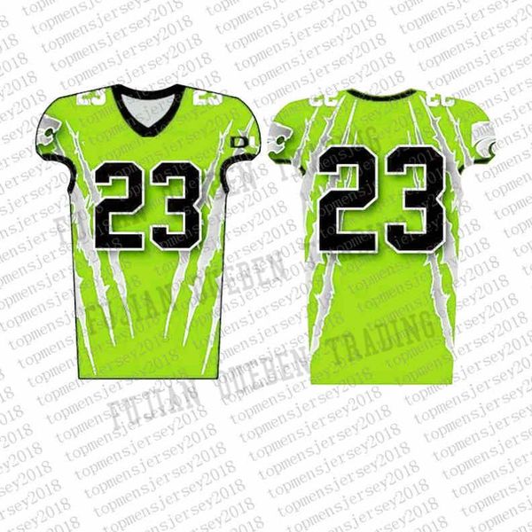 

Top Custom Football Jerseys Mens Embroidery Logos Jersey Free Shipping Cheap wholesale Any name any number Size S-XXXLtttt