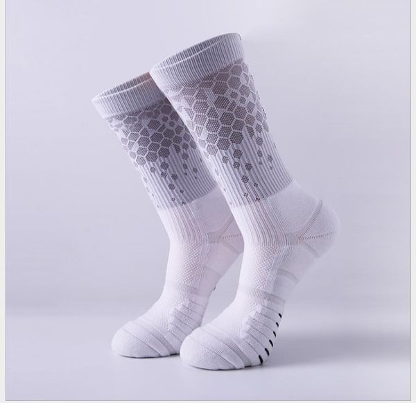 

mid-tube basketball socks, honeycomb tube, basketball, breathable, sweat-absorbent sports socks, Black