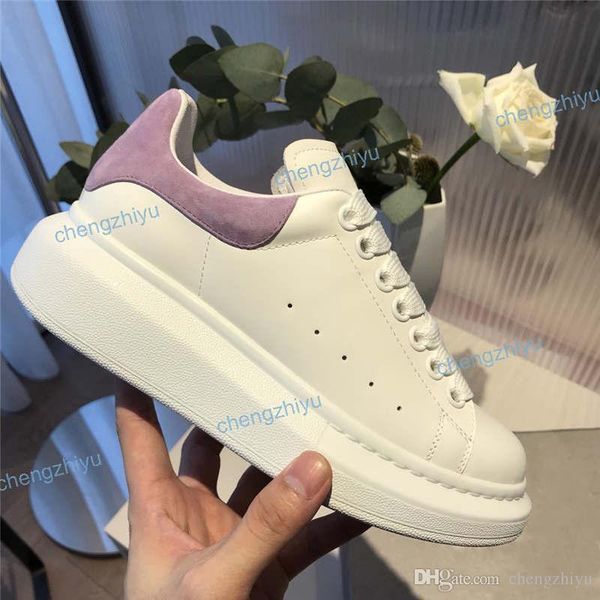

2019 designer men women casual fitness shoes new mens womens fashion white leather comfortable shoes flat casual shoes size 35-45 with box, Black