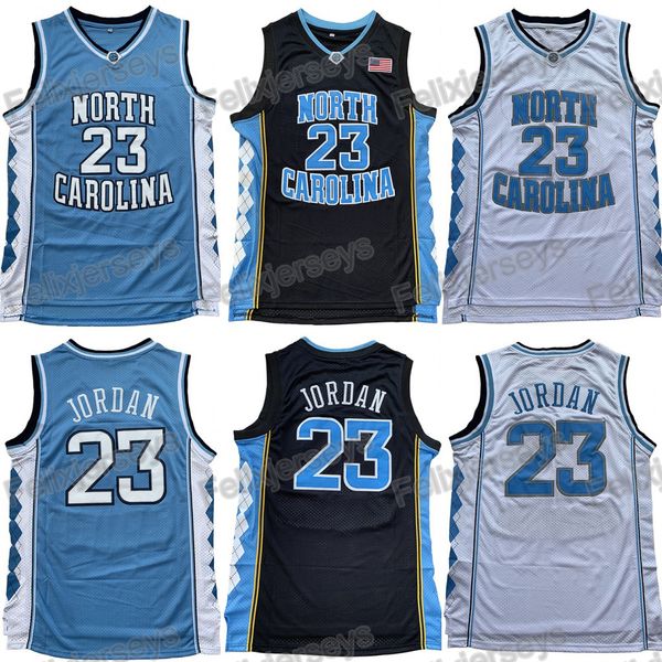 

youth men kids ncaa north carolina tar heels 23 michael jersey college basketball jerseys black white blue ing