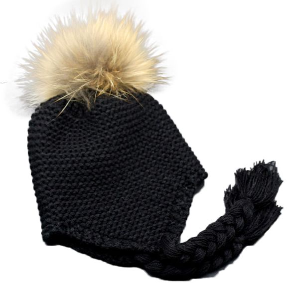 

toddler baby earmuffs knitted warm winter infant boy girl cap hat, Blue;gray