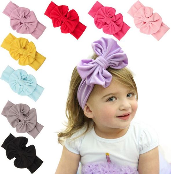 

explosion cotton children's bow hairband baby cute hair accessories headdress wy639, Slivery;white