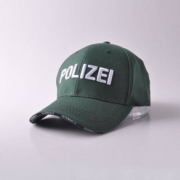 

summer embroidery feature bone snapback baseball cap outdoor sports polizei caphiphop cap men golf casual cotton sun hats, Blue;gray