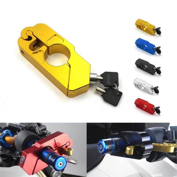 

motorcycle grip lock security safety handlebar handset locking fit scooter atv dirt street bikes anti theft electric car