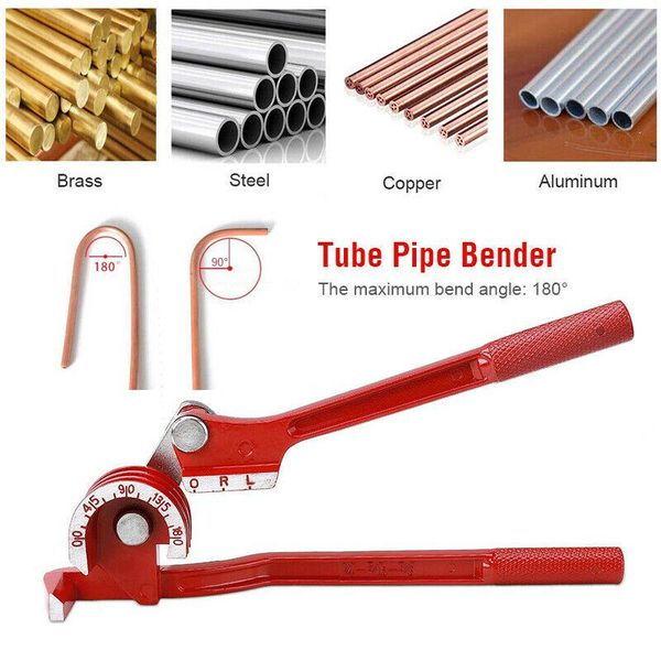 

3 in 1 tubing pipe bender 1/4in 5/16in 3/8in tube aluminum copper steel fuel brake lines