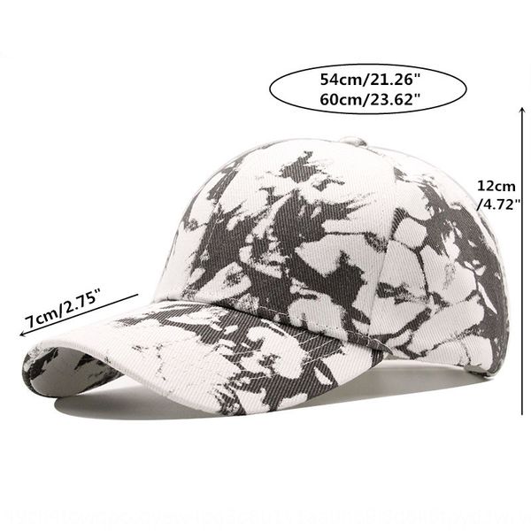 

2020 галстук-окрашенная мужская и женская мода летний отдых на открытом воздухе бейсболка бейсболка солнцезащитная шляпа, Blue;gray