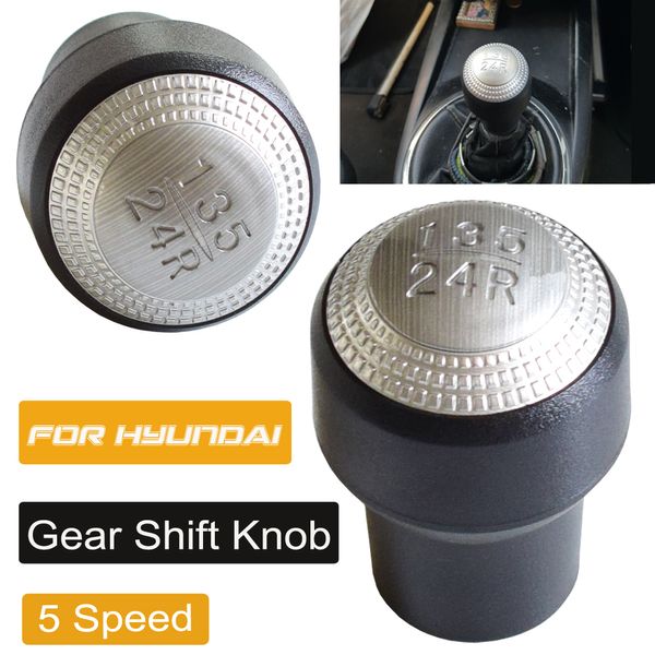 

gear shift knob for tiburon coupe 02-08/elantra 02-06/tucson 04-06/getz 02-11 mt 5 speed stick gear knob lever handball